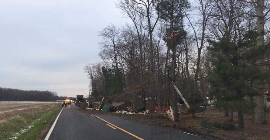Sandtown Road Chicken Truck Wreck 2 (Dec12'2017)